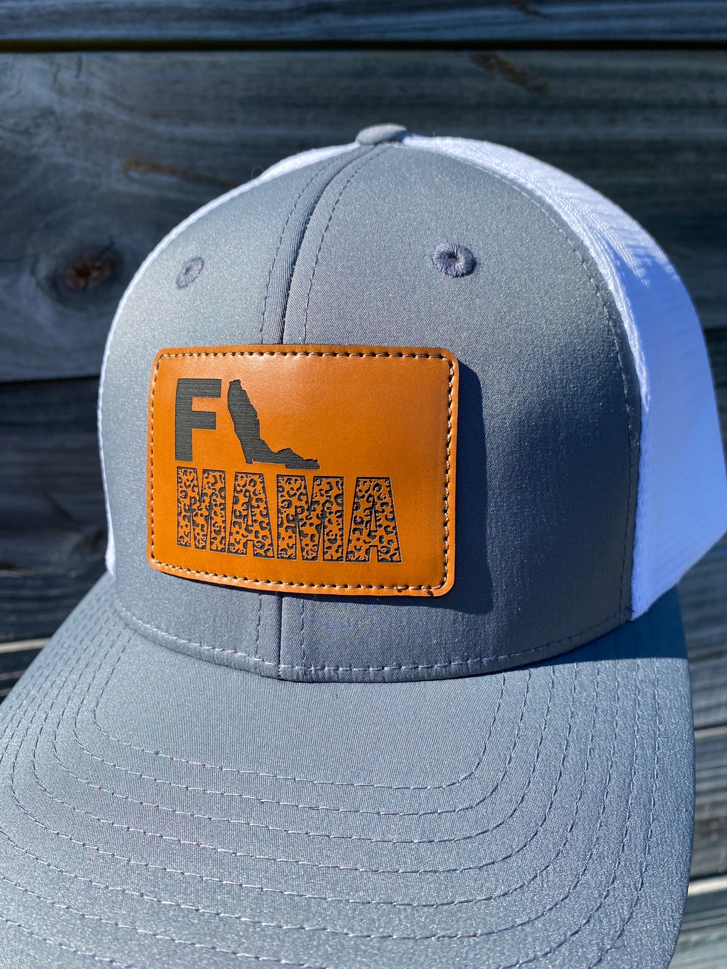 FL Mama Leopard Patch Hat