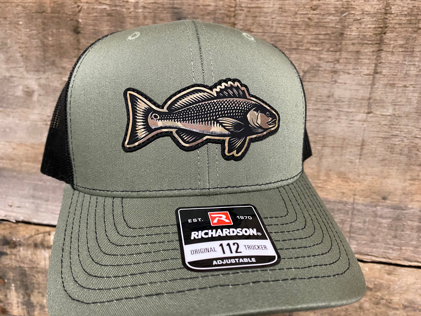 Redfish #2 - Duck Camo on Loden/Black