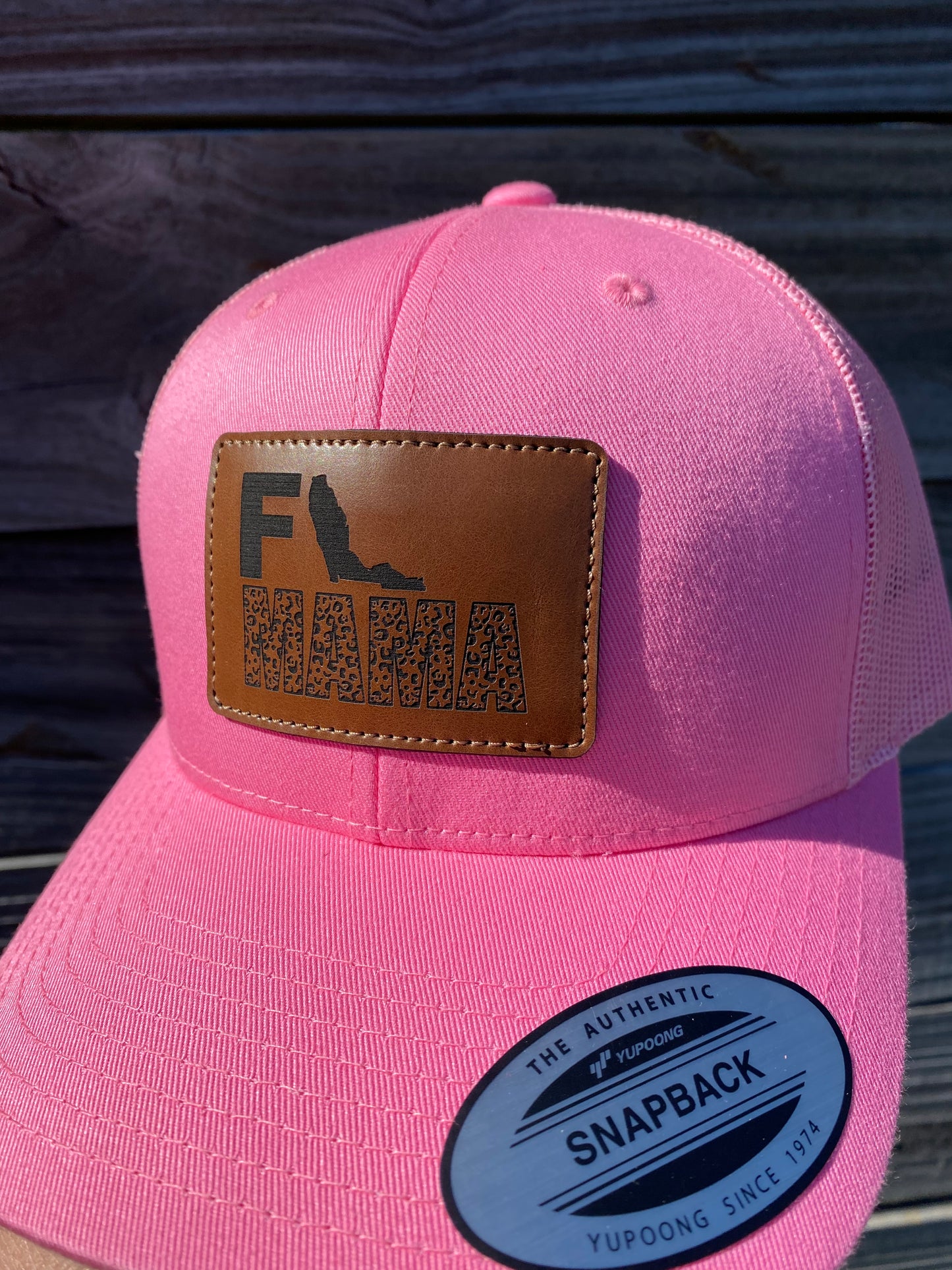FL Mama Leopard Patch Hat