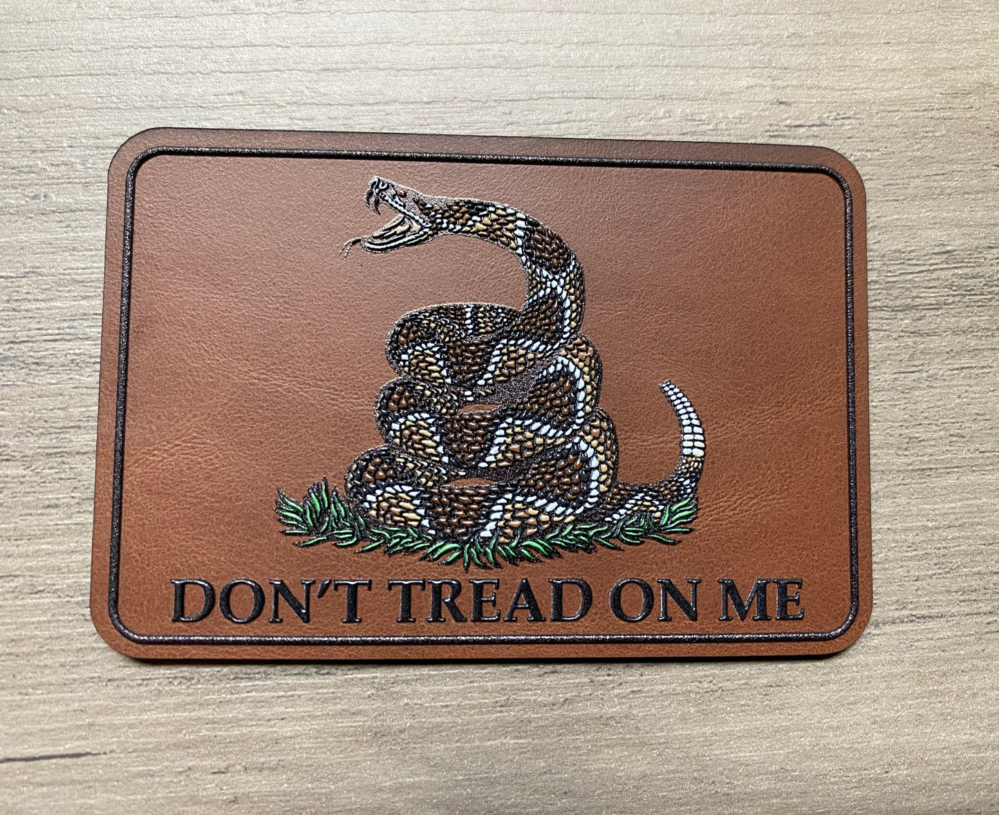 Don’t Tread On Me Texture Full Color Patch Hat