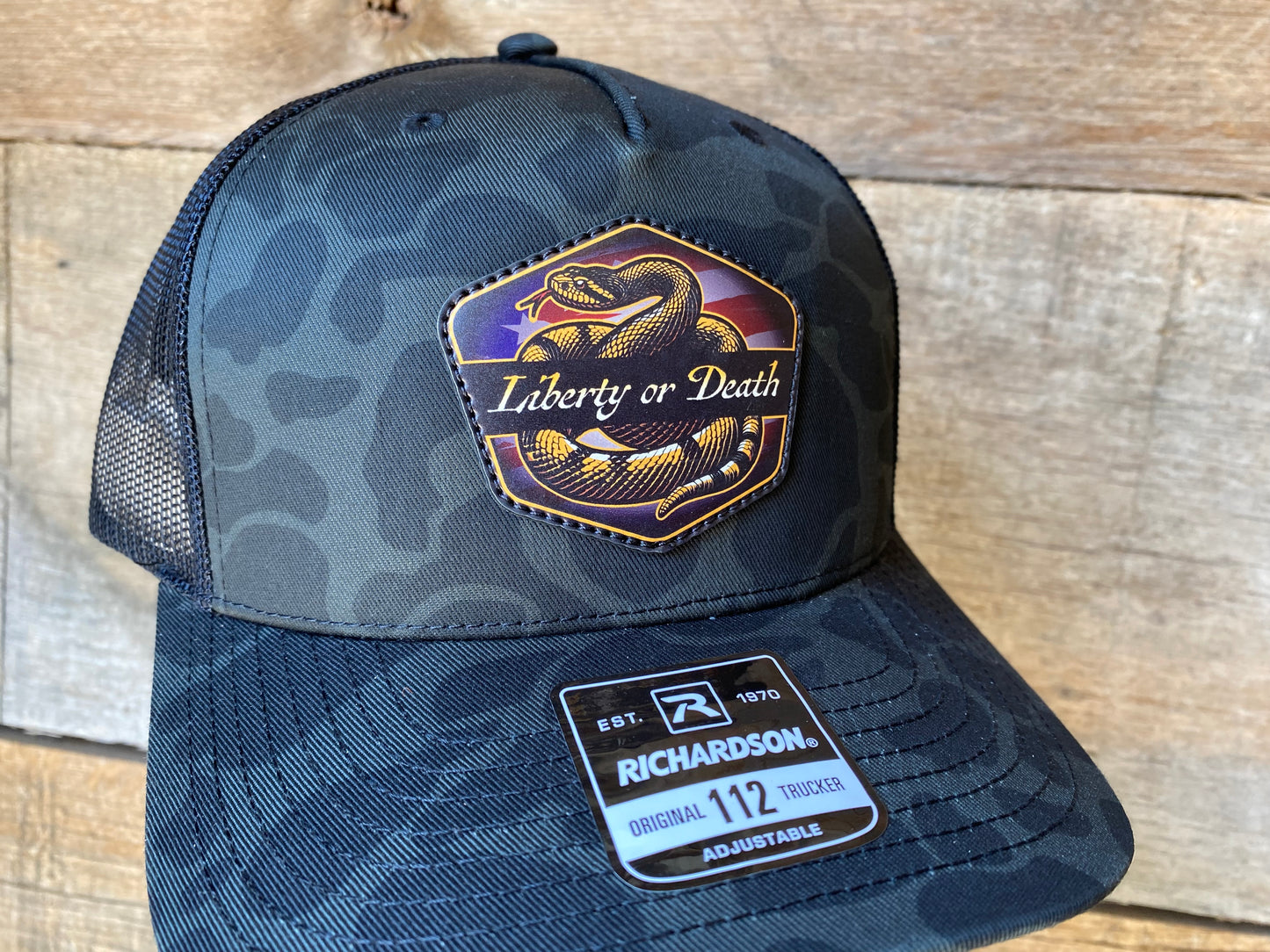 Liberty or Death Full Color on Sable Duck