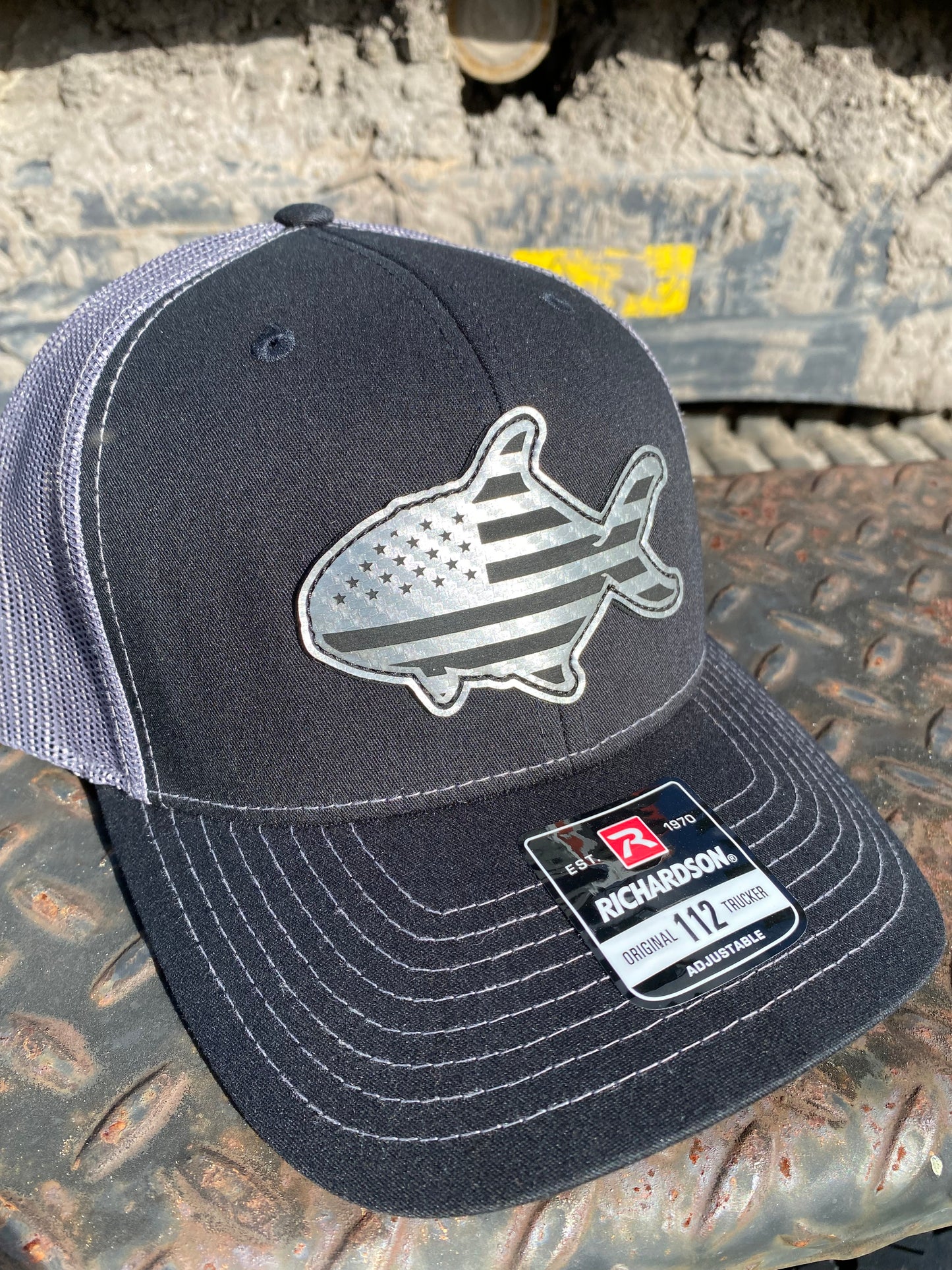 Pompano US Flag Patch Hat