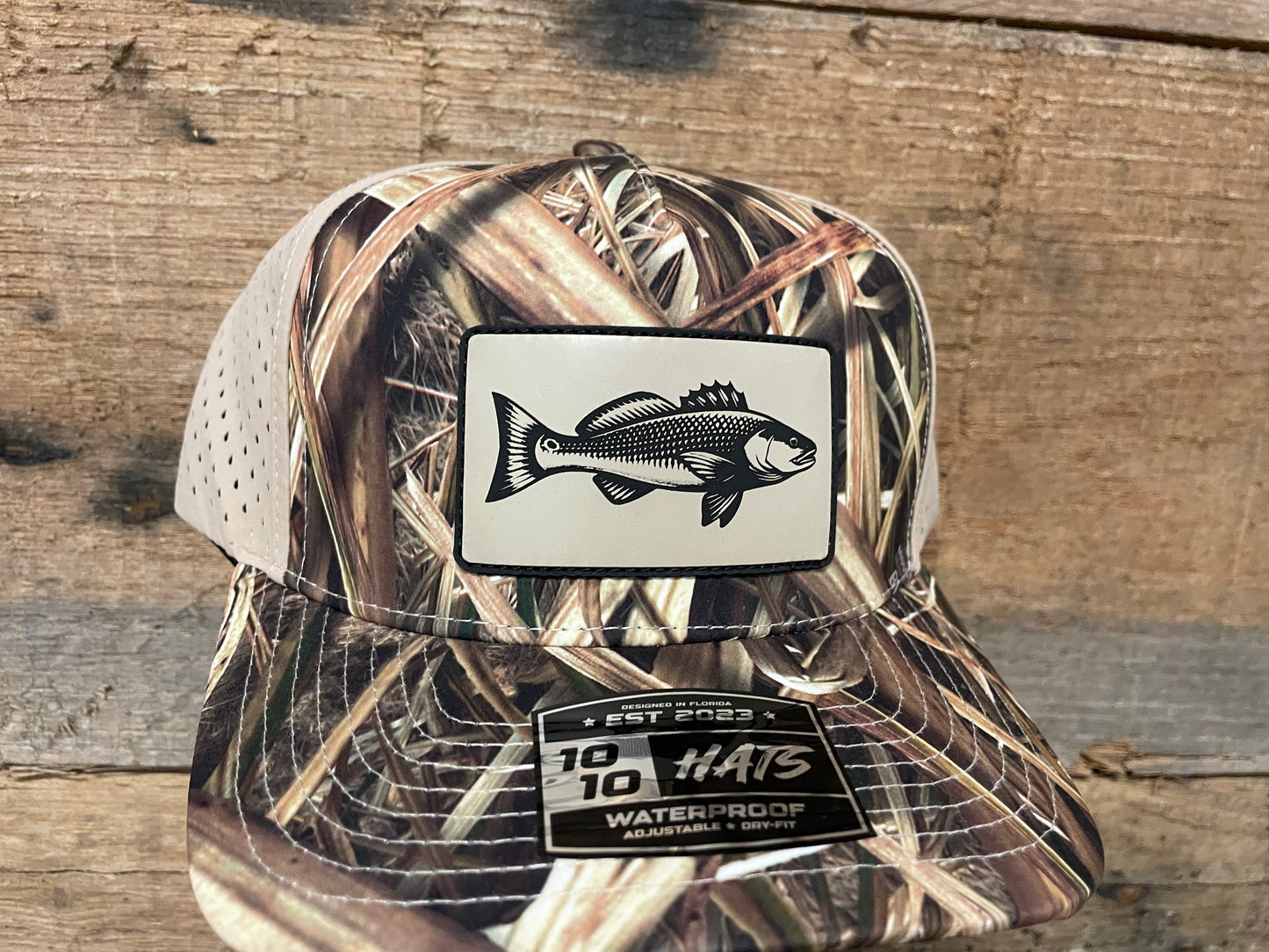 Redfish Hat - Sand - Mossy Oak Blades