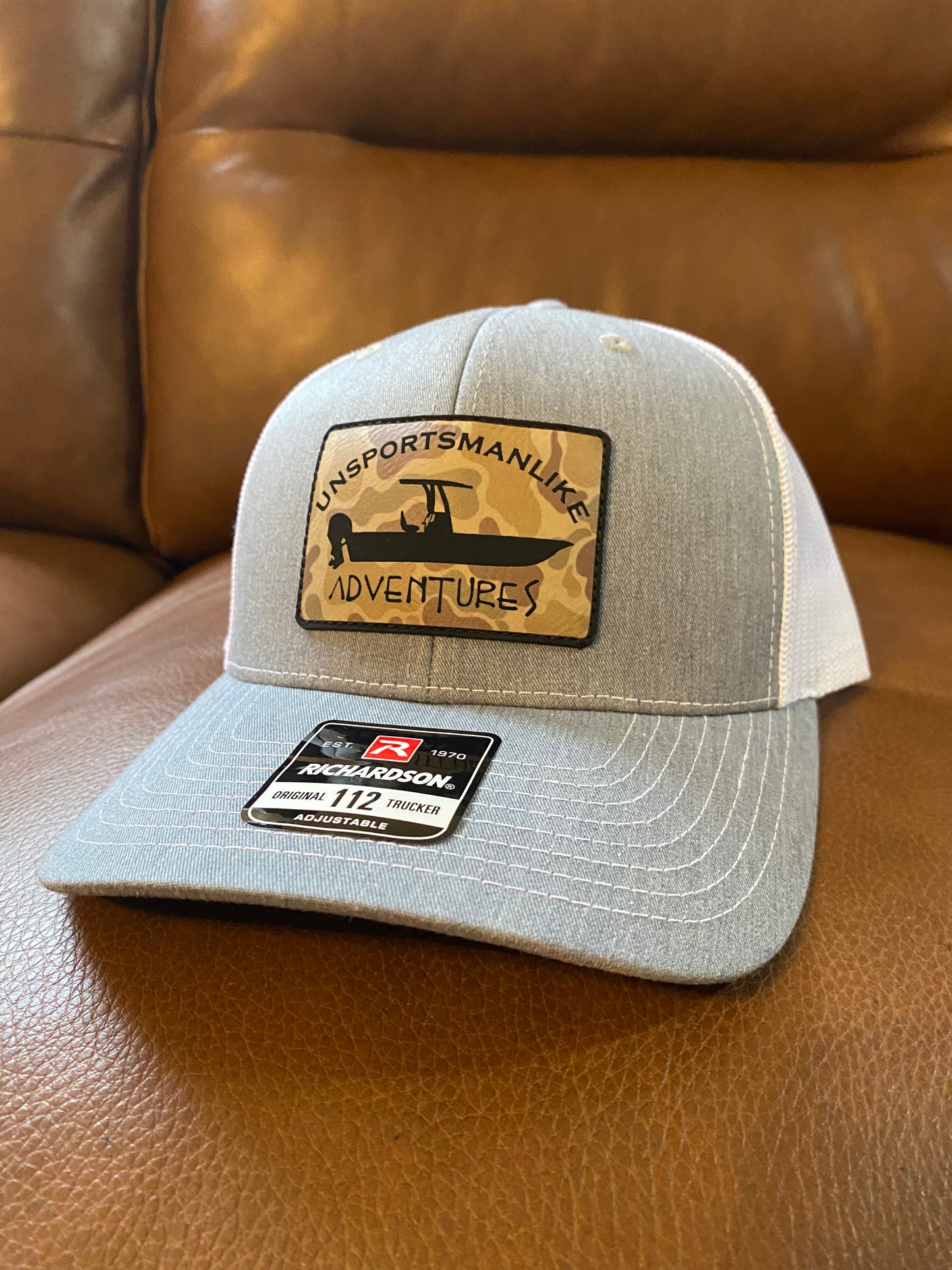 Florida US Inlaid - Tan - Navy/Khaki R112