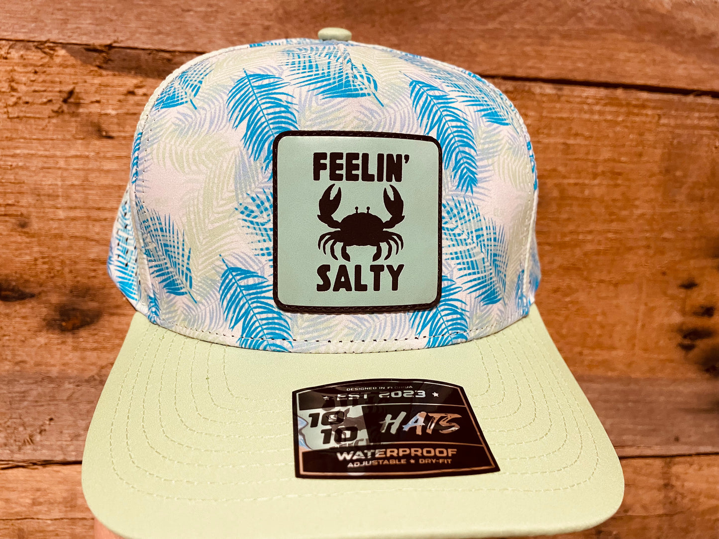 Feelin Salty - Seafoam Green - Pastel Palms