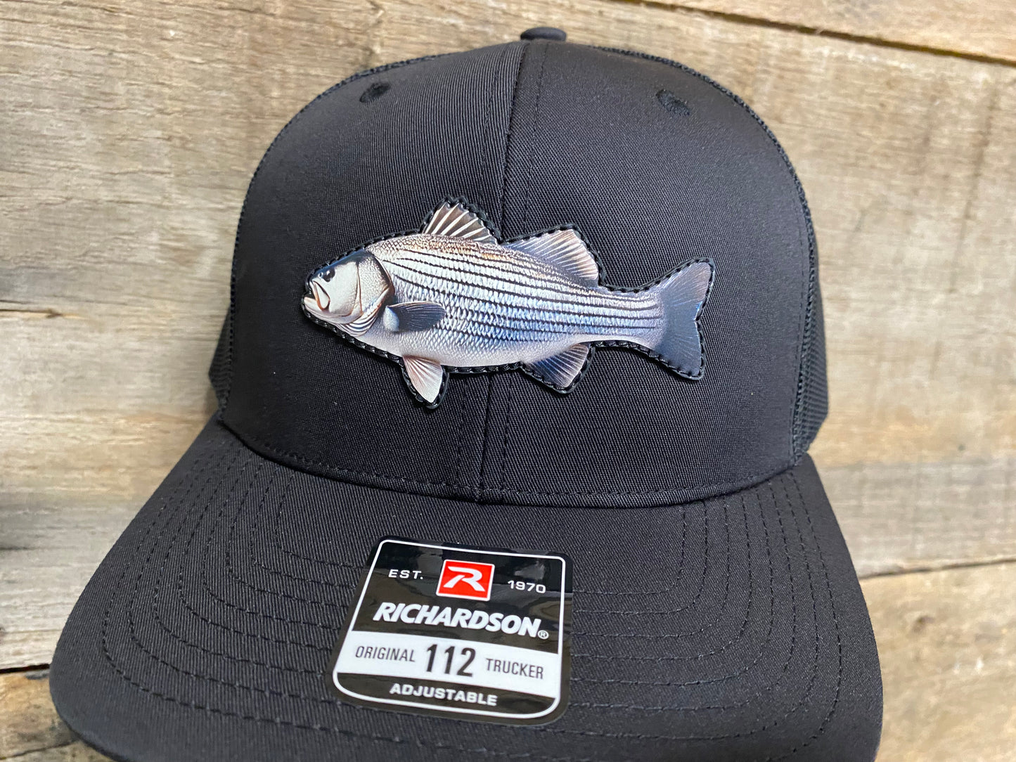 Striped Bass Full Color - Black