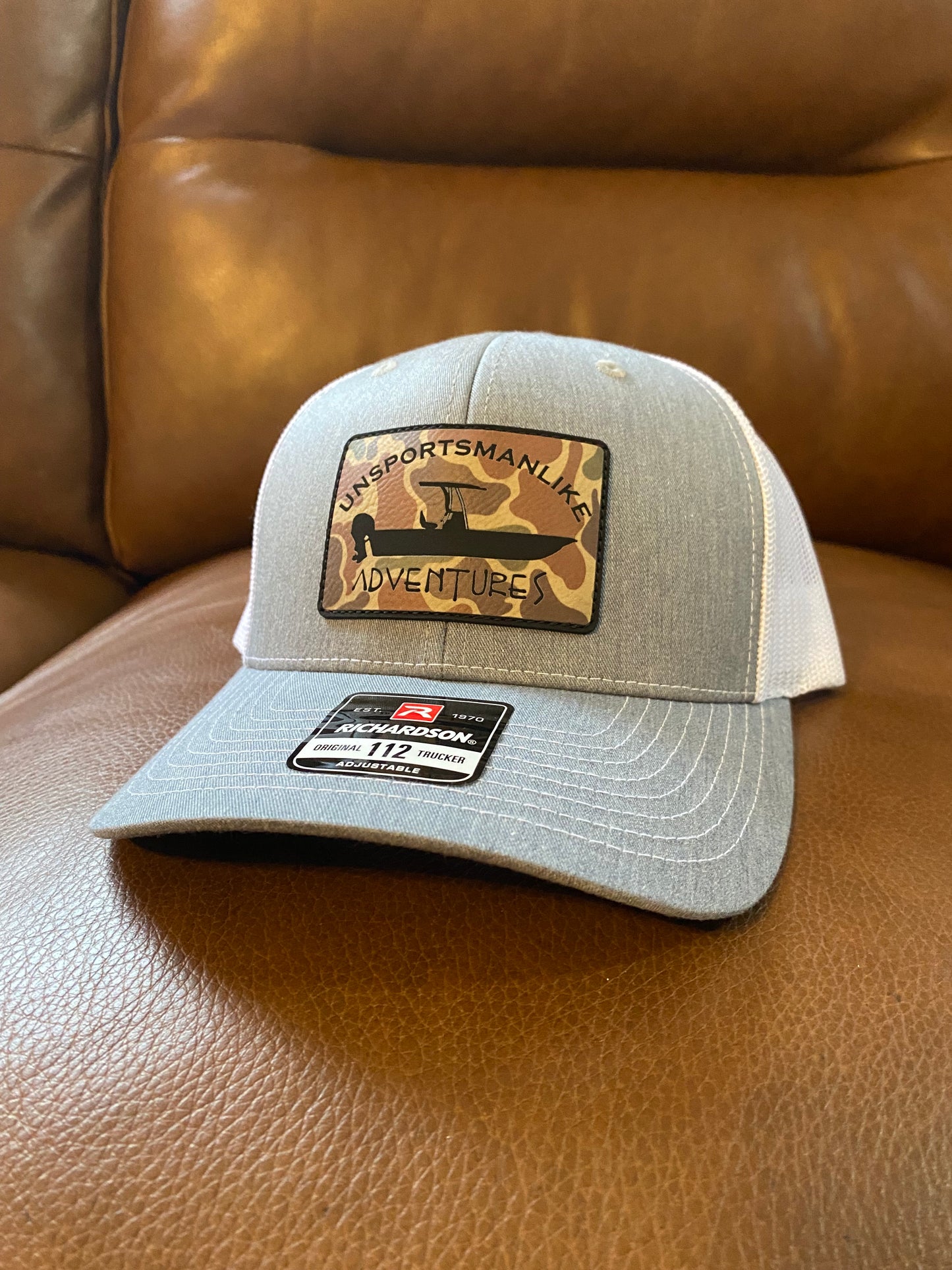 Florida US Inlaid - Tan - Navy/Khaki R112