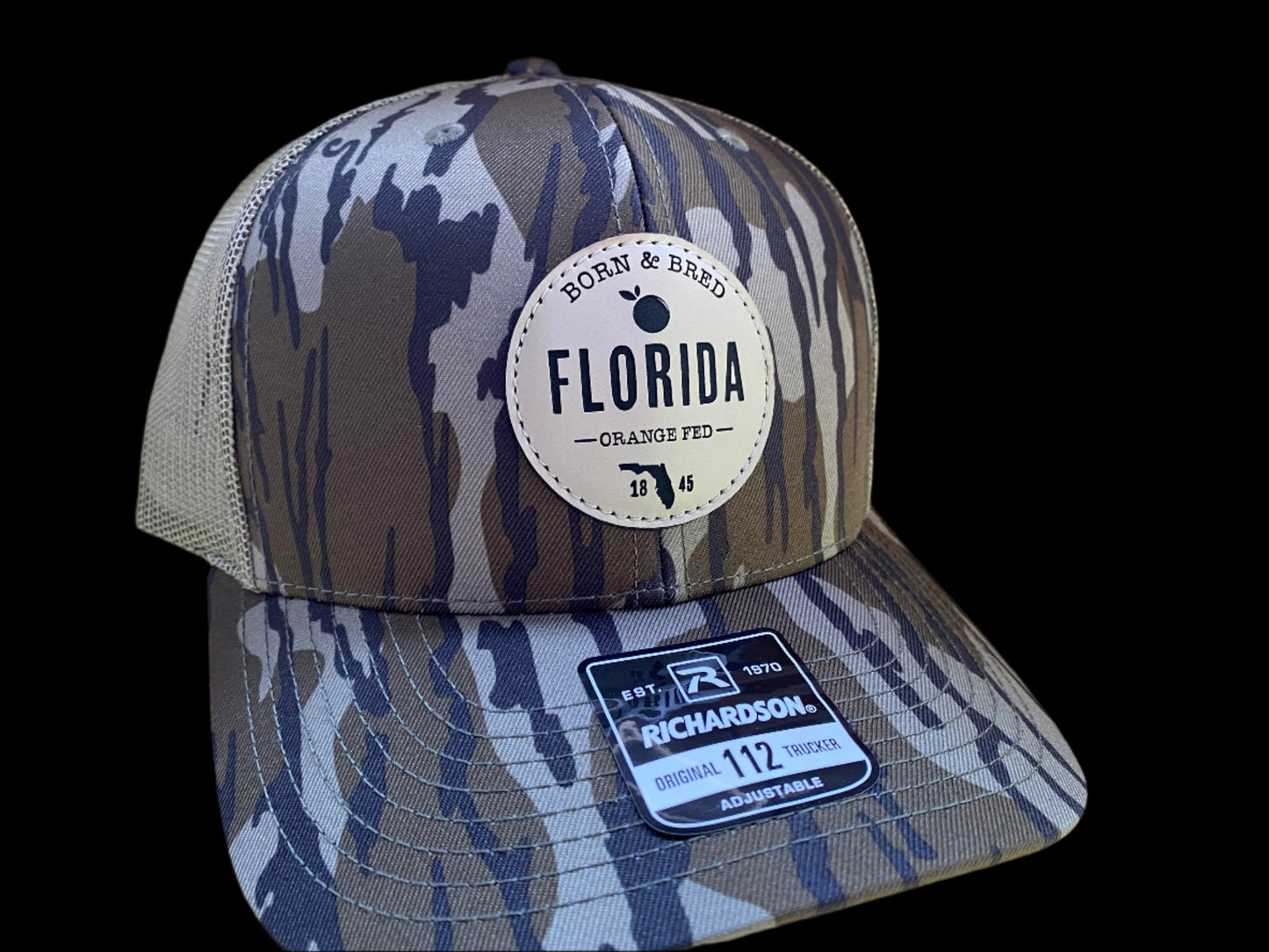 Orange Fed Patch Hat