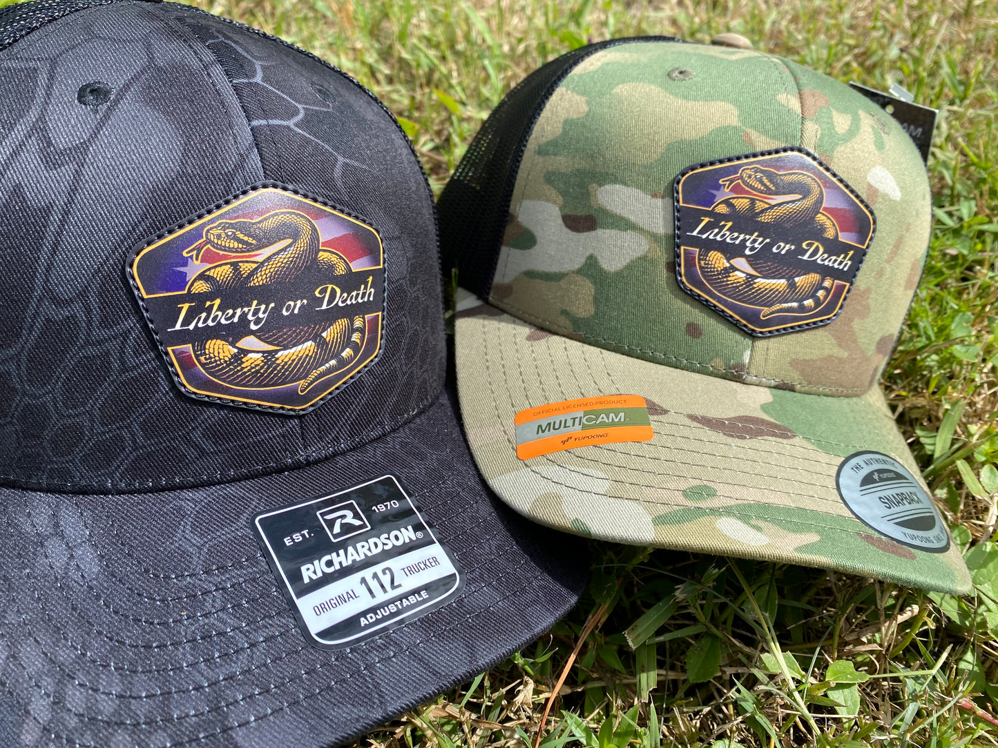 Liberty or Death Premium Full Color Patch Hat
