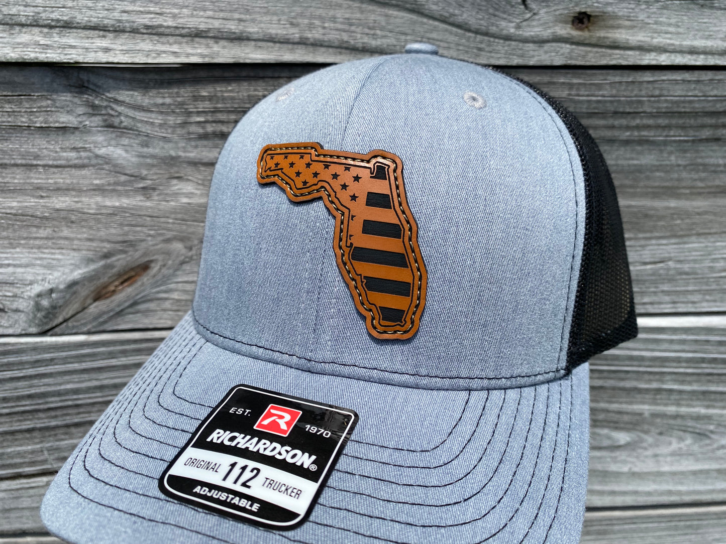 Florida US Inlaid - Buckskin - Heather Grey/Black R112