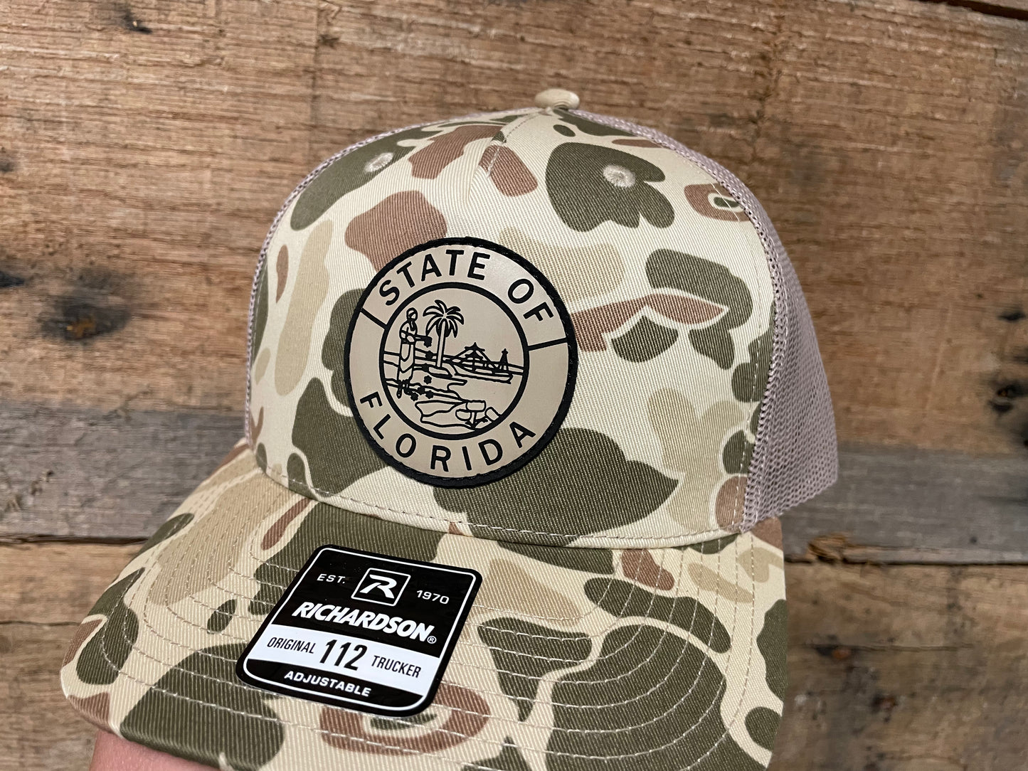 Florida State Seal - Sand - Harvest Duck Camo