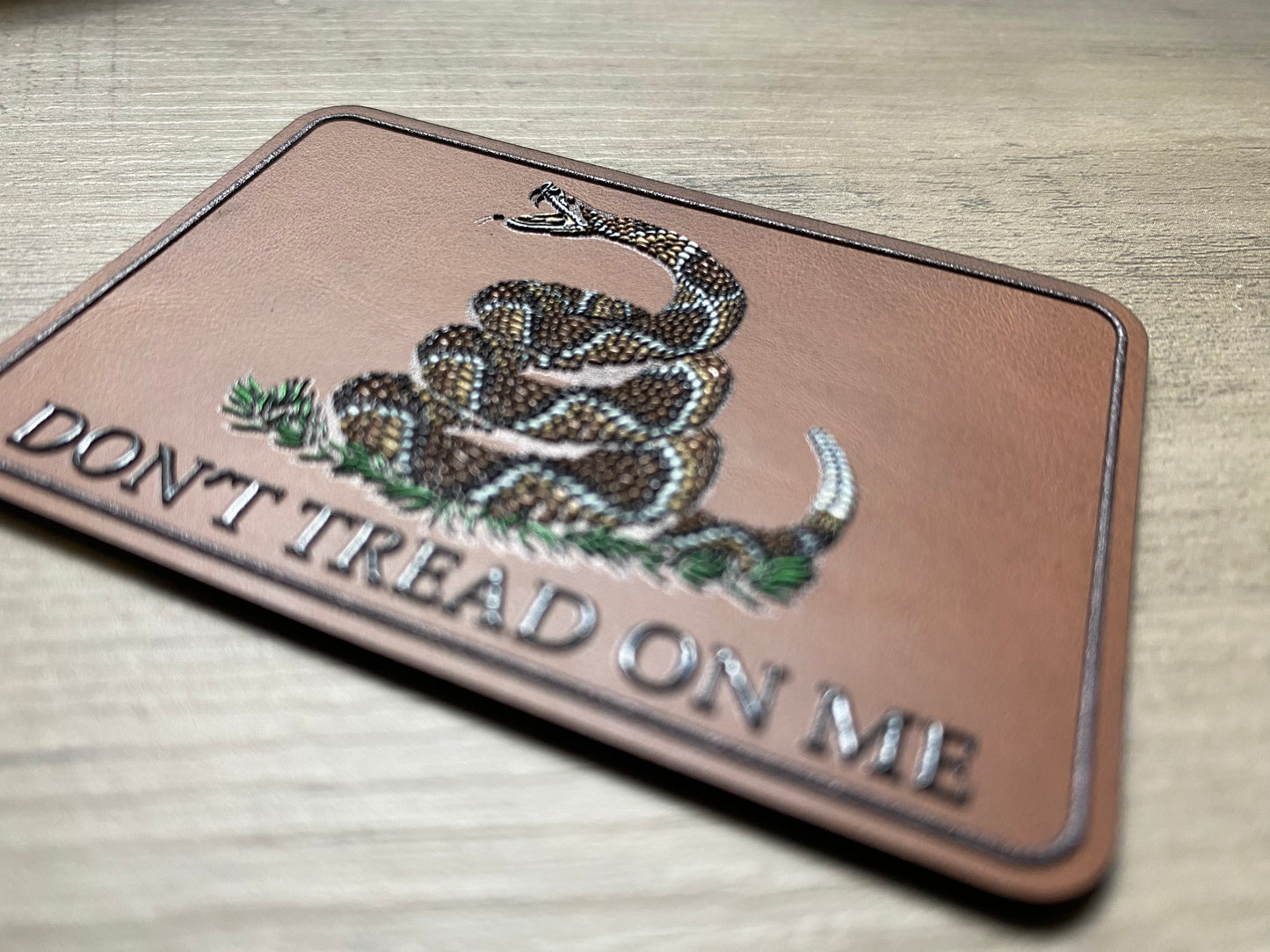 Don’t Tread On Me Texture Full Color Patch Hat