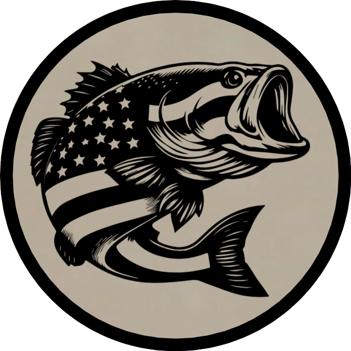 Build Your Own Bass US Flag Patch Hat
