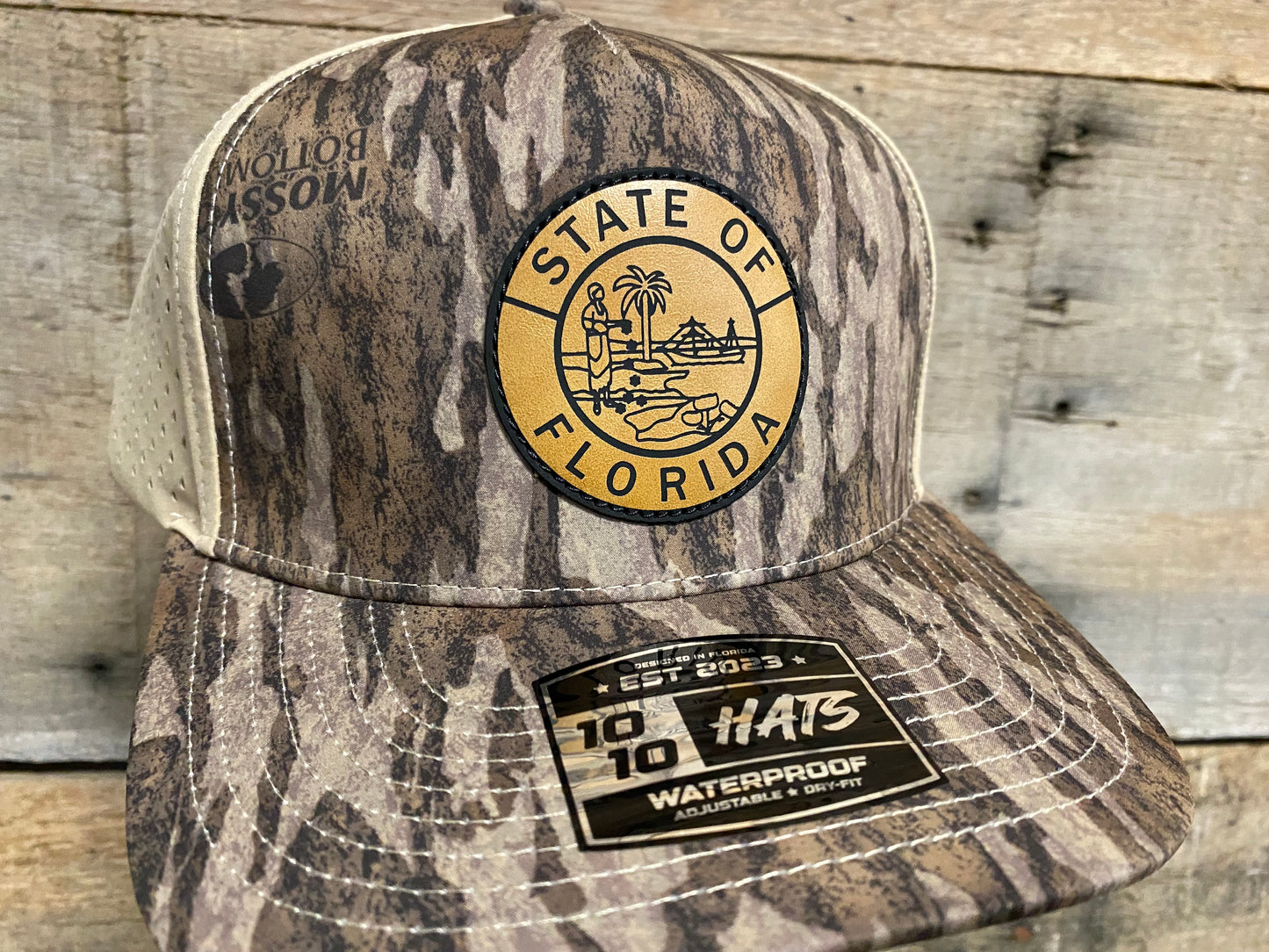 Florida State Seal - Tan on New Bottomland 1010