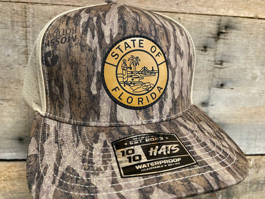 Florida State Seal - Tan on New Bottomland 1010