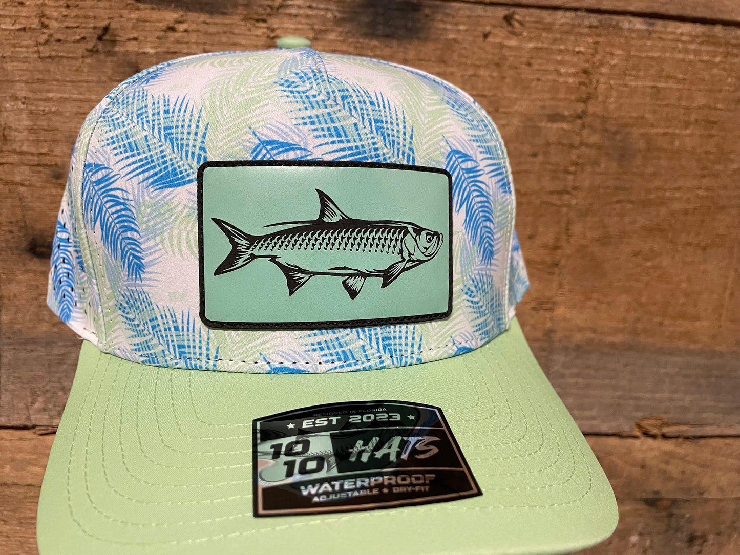 Tarpon Hat - Seafoam Green - Pastel Palms
