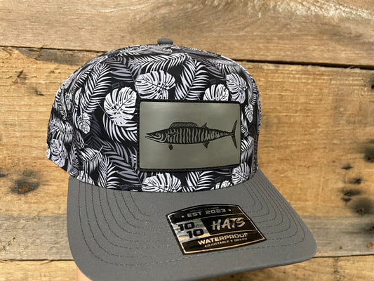 Wahoo - Flint Grey - Black Palms