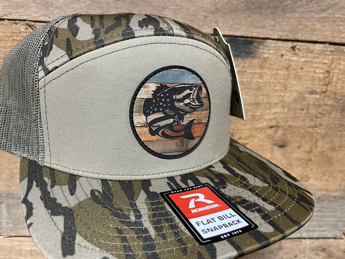 Bass US Flag Patch Hat