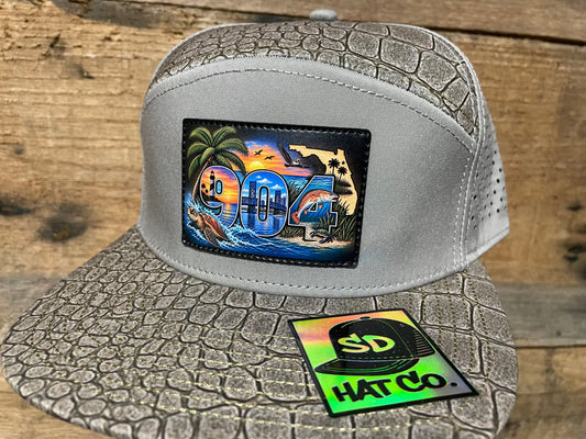 904 Area Code Patch Hat