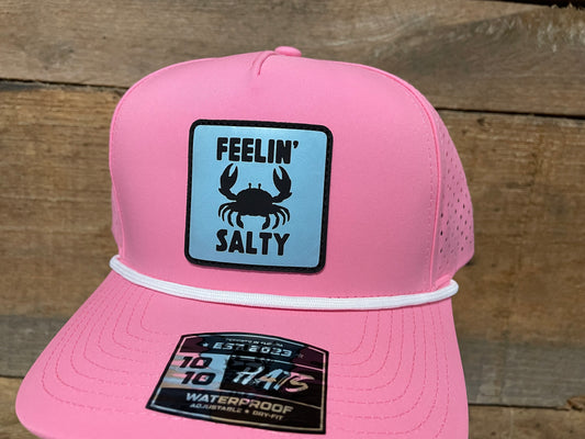 Feelin’ Salty Crab - Sky Blue - Pink w/ White Rope