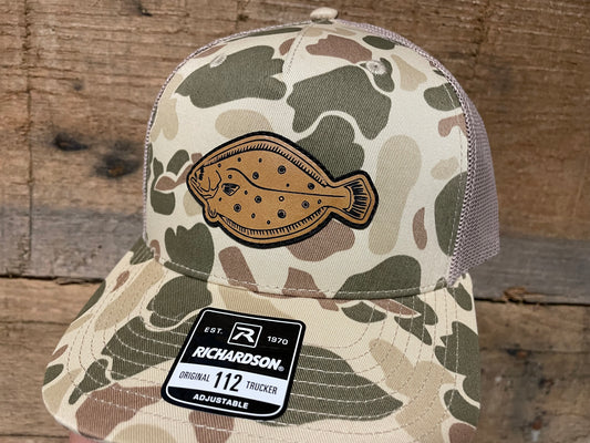 Flounder - Tan - Harvest Duck Camo