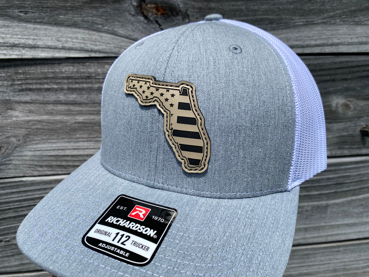 Florida US Inlaid - Sand - Heather Grey/White R112