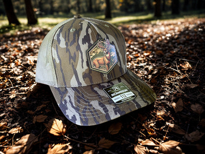 Whitetail Deer Hex Premium Full Color Patch Hat