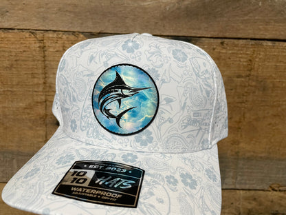 Swordfish - Aqua Ripples - White Reef