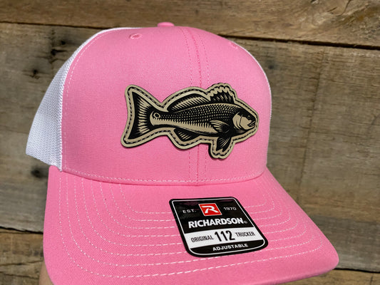 Redfish #2 - Sand on Pink/White