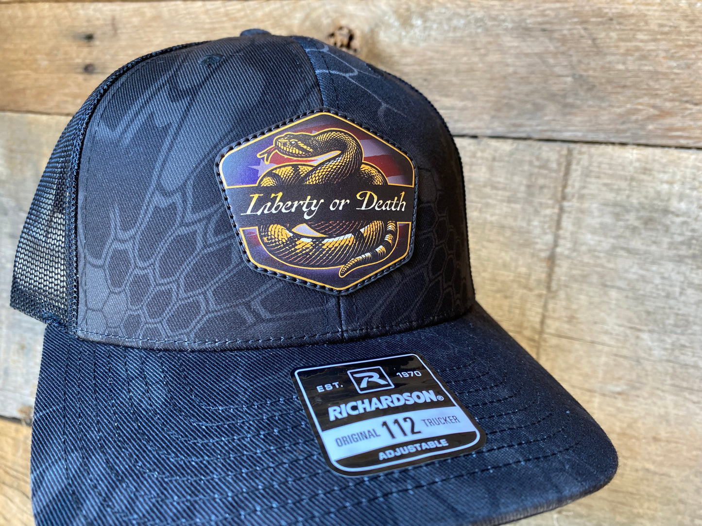 Liberty or Death Full Color on Kryptek Typhon