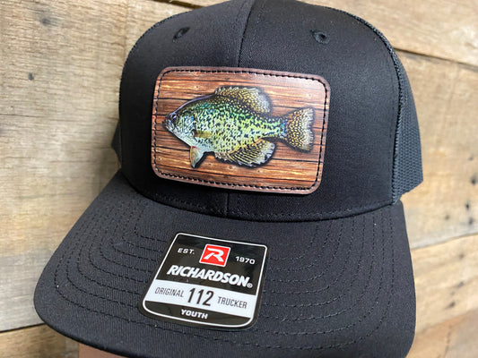 Youth Crappie Wood Panel - Black
