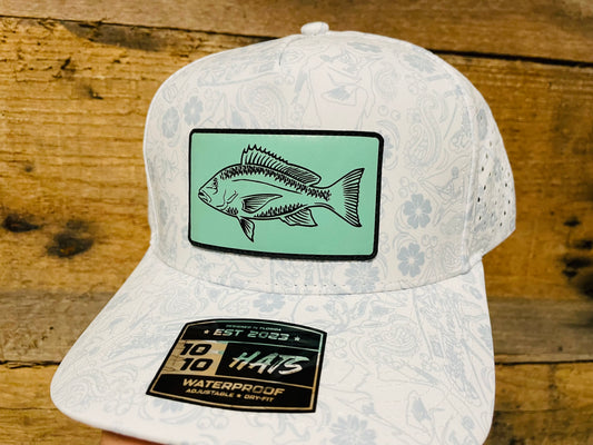 Red Snapper - Seafoam Green - White Reef