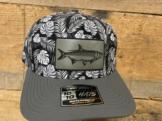 Tarpon - Flint Grey - Black Palms