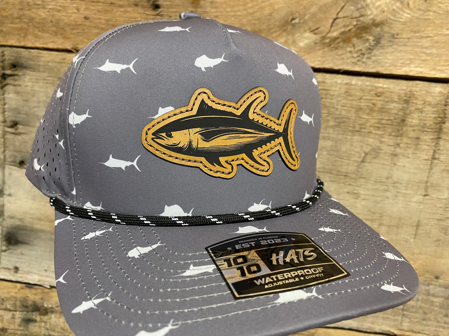 Tuna - Tan on Offshore Grey