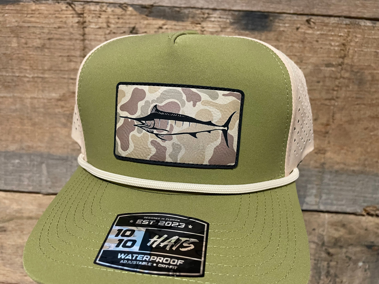 Marlin - Duck Camo on Green/Tan w/ Rope