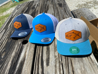 Pompano Hexagon Patch Hat