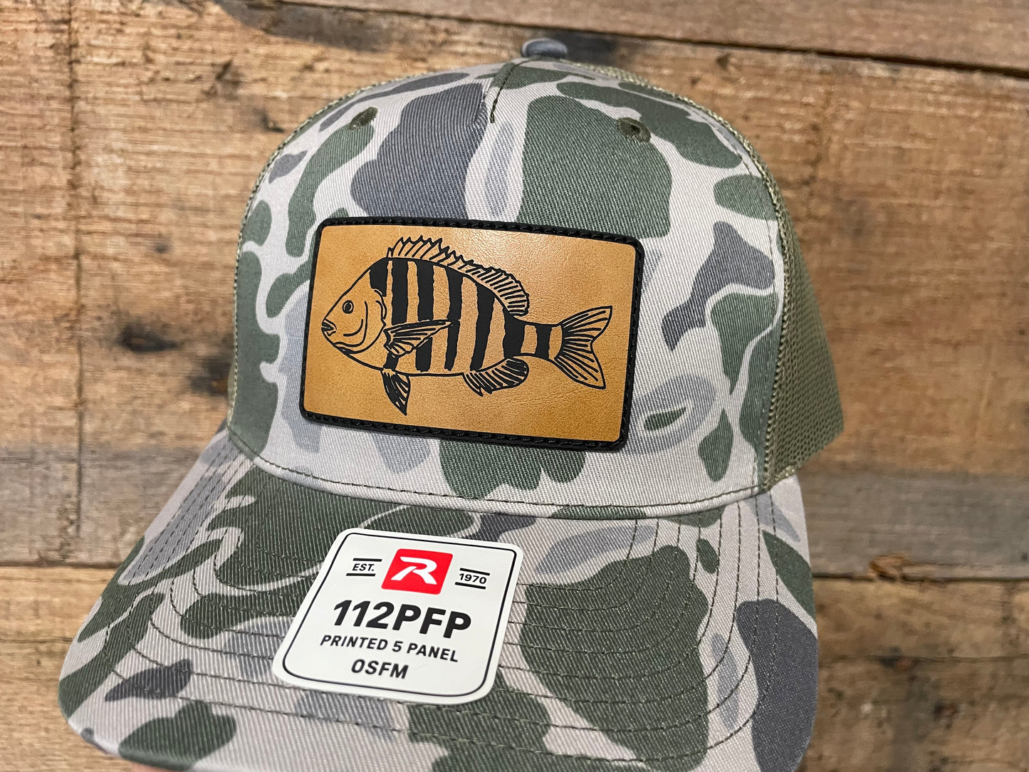 Sheepshead Hat - Tan - Marsh Duck Camo