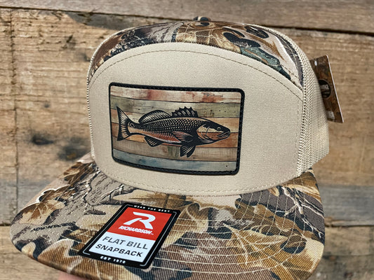Redfish Rectangle - Weathered Wood - Realtree Advantage/Khaki