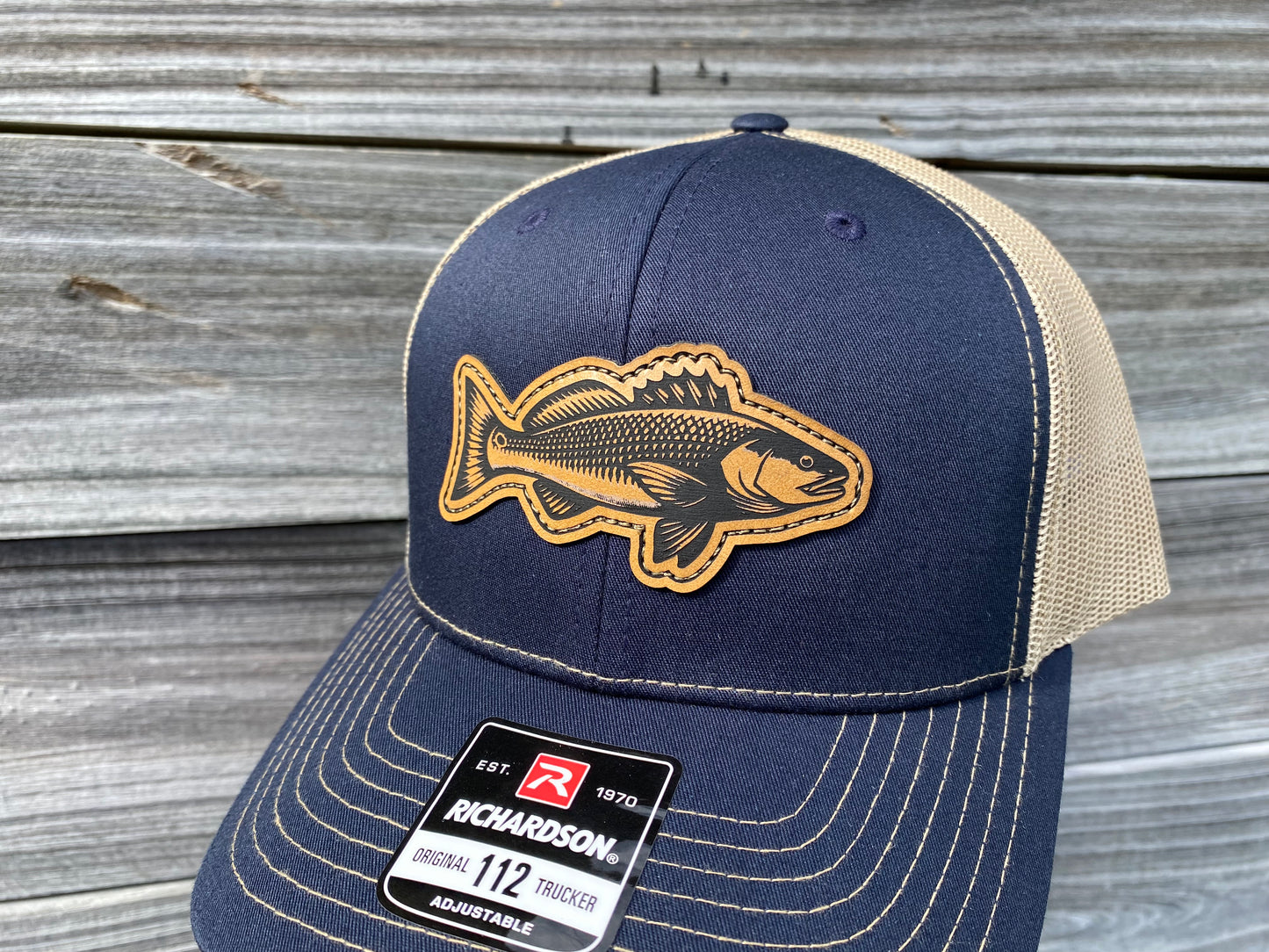 Redfish #2 - Saddle Tan - Navy/Khaki R112