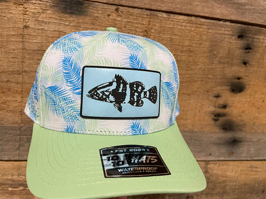 Grouper - Sky Blue - Pastel Palms