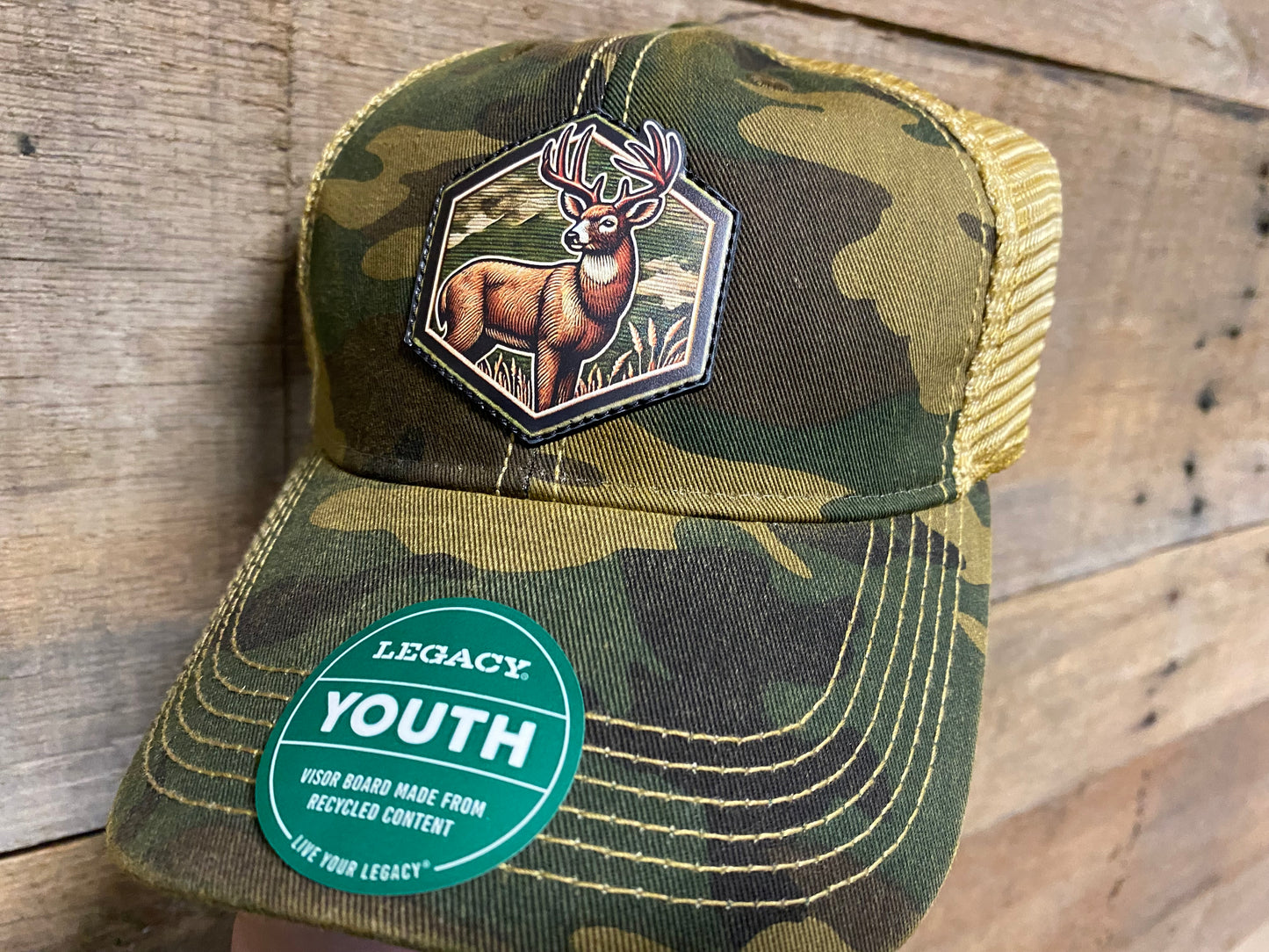 Youth Whitetail Deer Hex - Legacy Green Camo