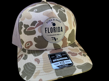 Orange Fed Patch Hat