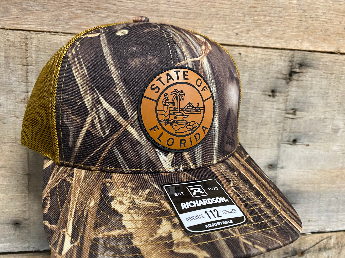 Florida State Seal - Buck on Realtree Max-7