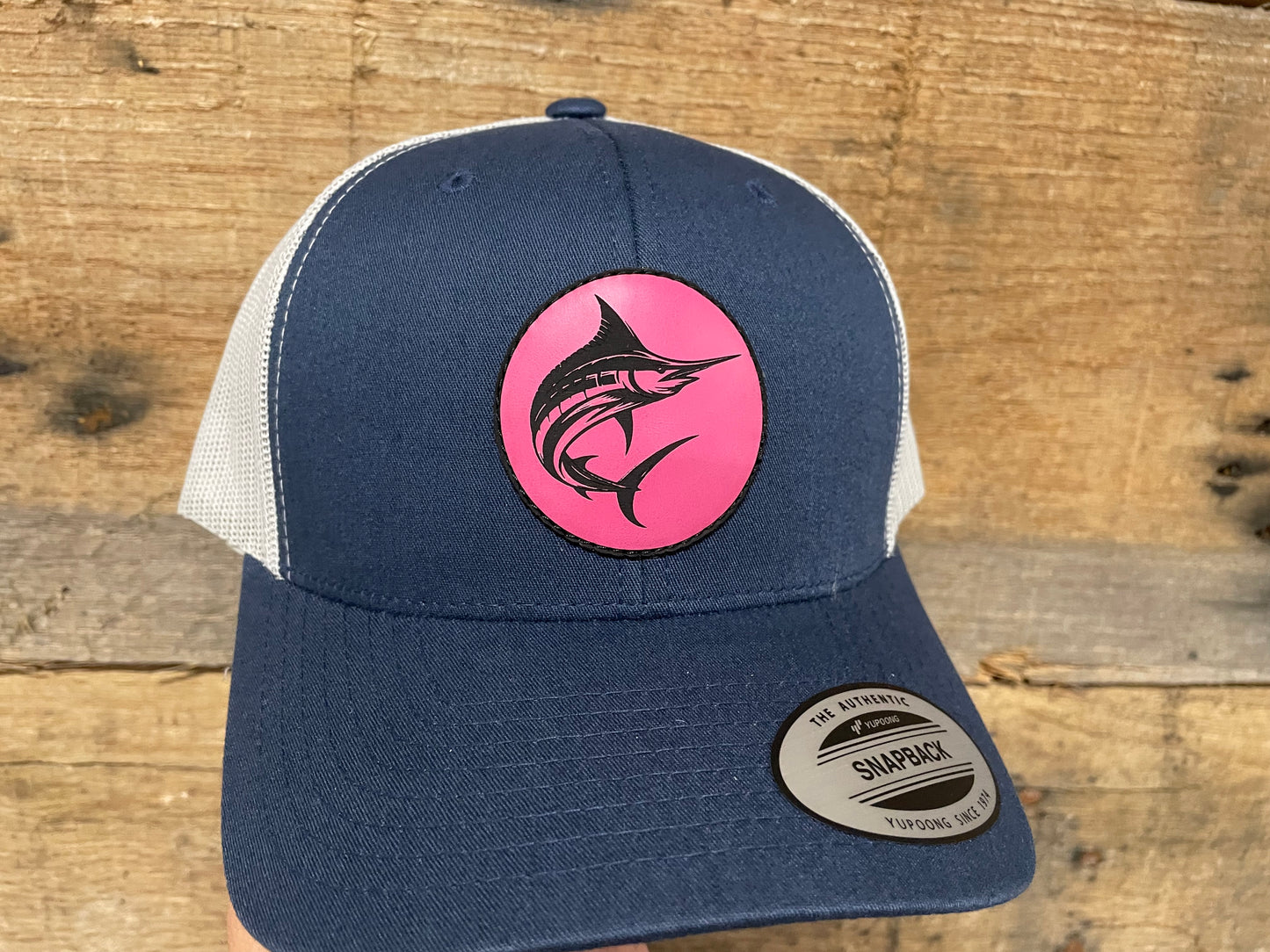 Swordfish - Pink - Navy/Silver
