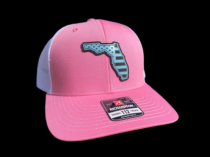 FL Outline US Flag Inlaid Patch Hat
