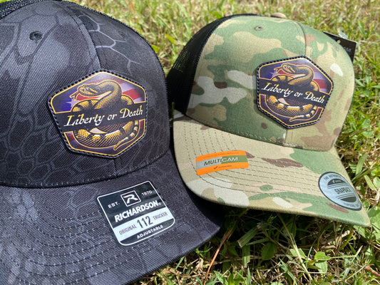 Liberty or Death Premium Full Color Patch Hat