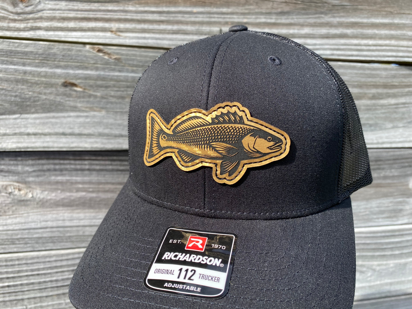 Redfish #2 - Gold Carbon Fiber - Black R112