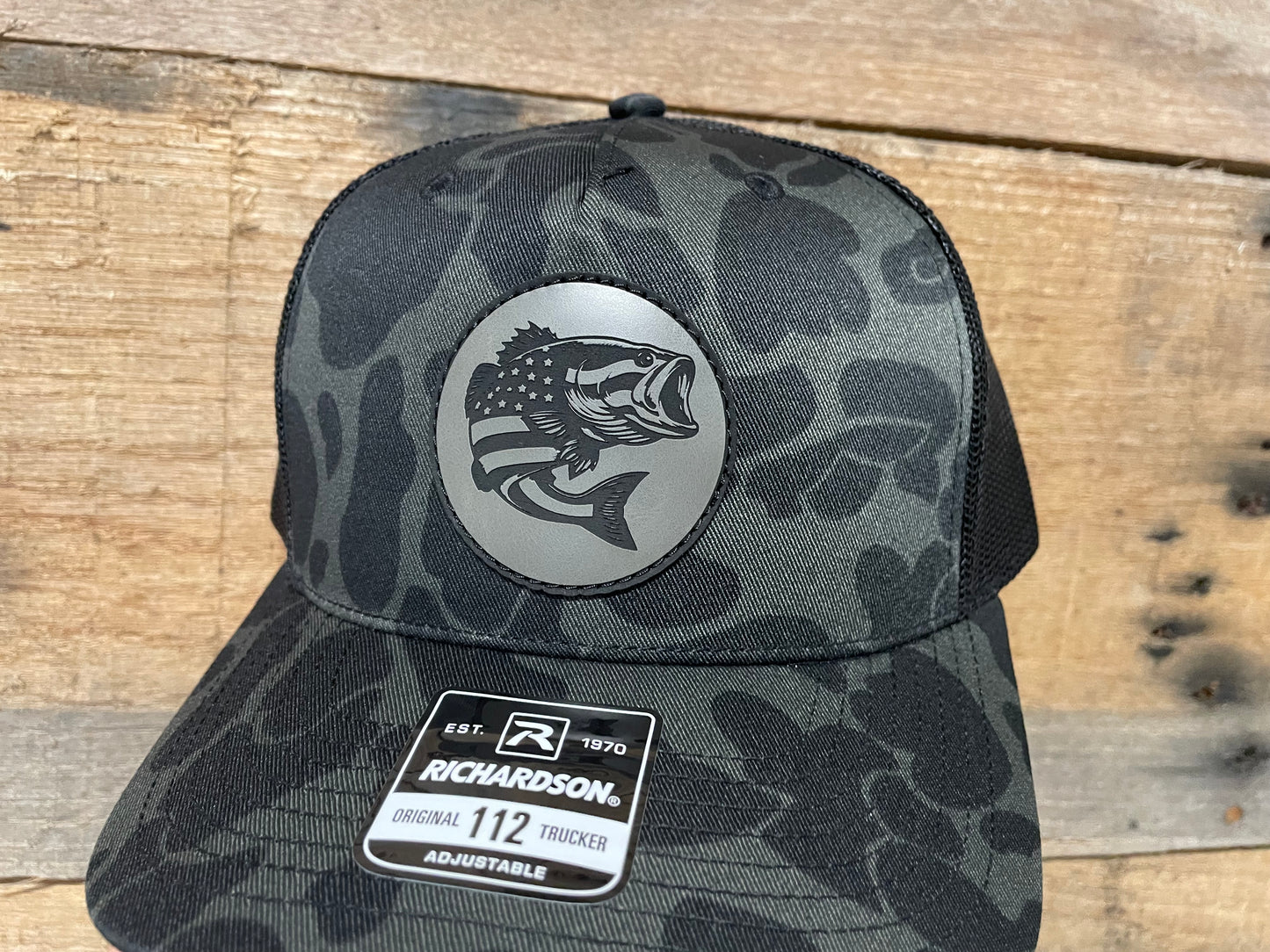 Bass US Flag Patch Hat