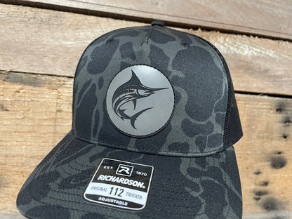 Swordfish Circle Patch Hat