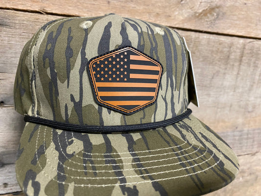 Youth US Flag 1 - Buck on Bottomland Goat Rope